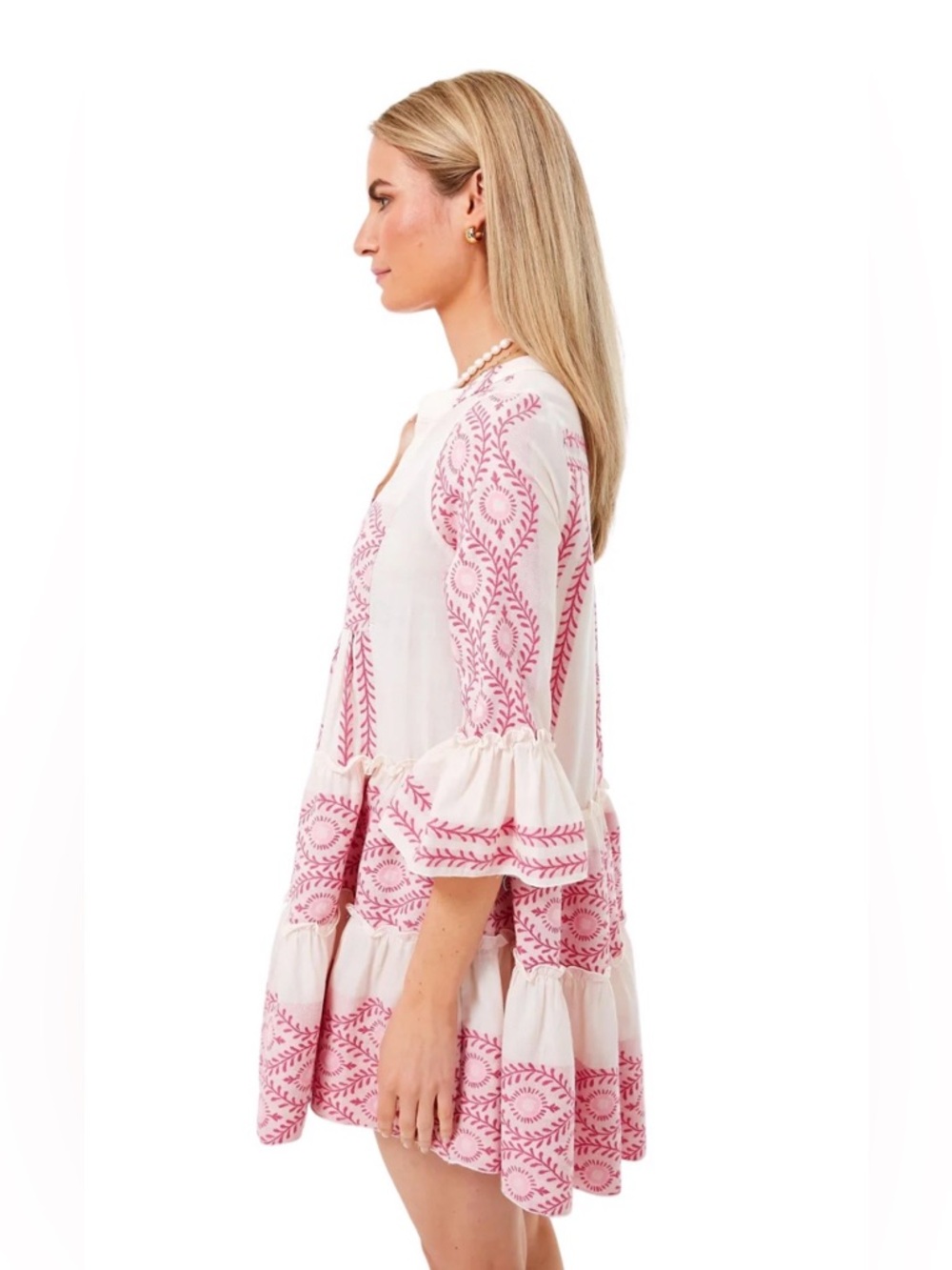 KASIA Penelope Ruffle Dress Size M - Picture 2 of 9
